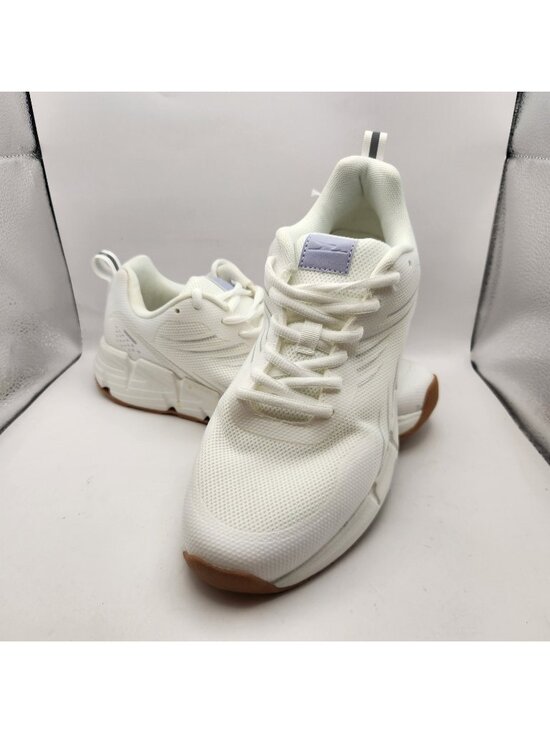 Crane Shoes - Crane Womens Memory Foam Athletic Shoes White US 10 Lace Up Sneakers